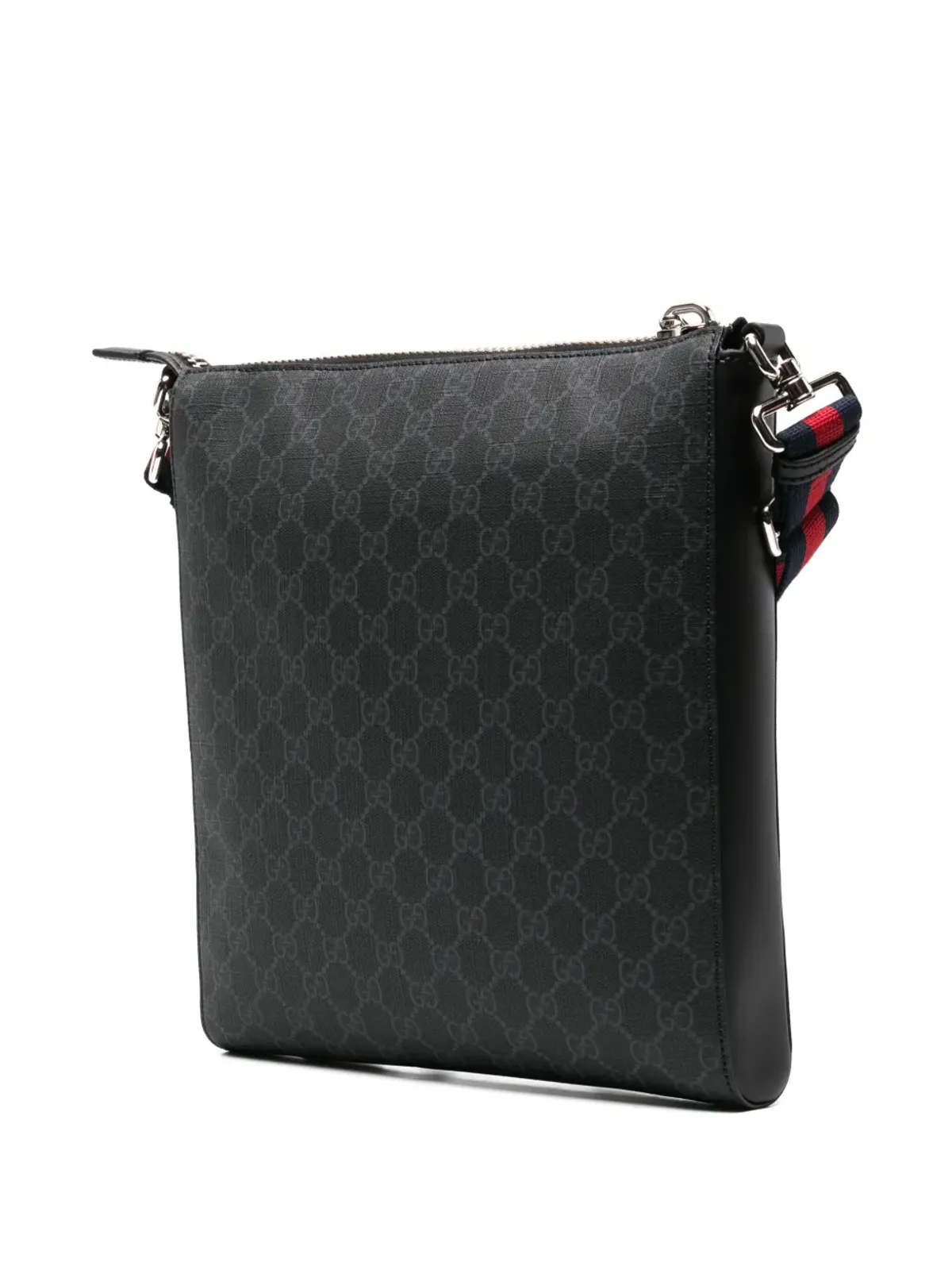 Gucci GG Supreme メッセンジャーバッグ ブラック - 画像3