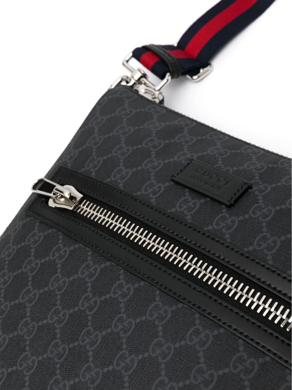 Gucci GG Supreme メッセンジャーバッグ ブラック - 画像4