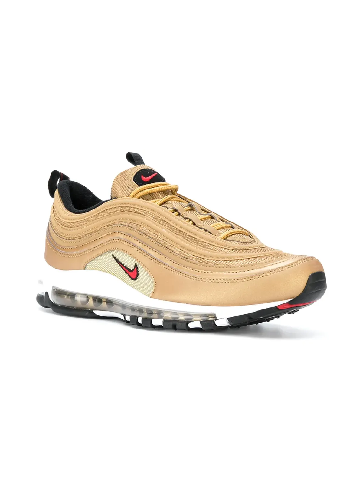 Nike エアマックス 97 OG QS メタリックゴールド スニーカー - 画像2
