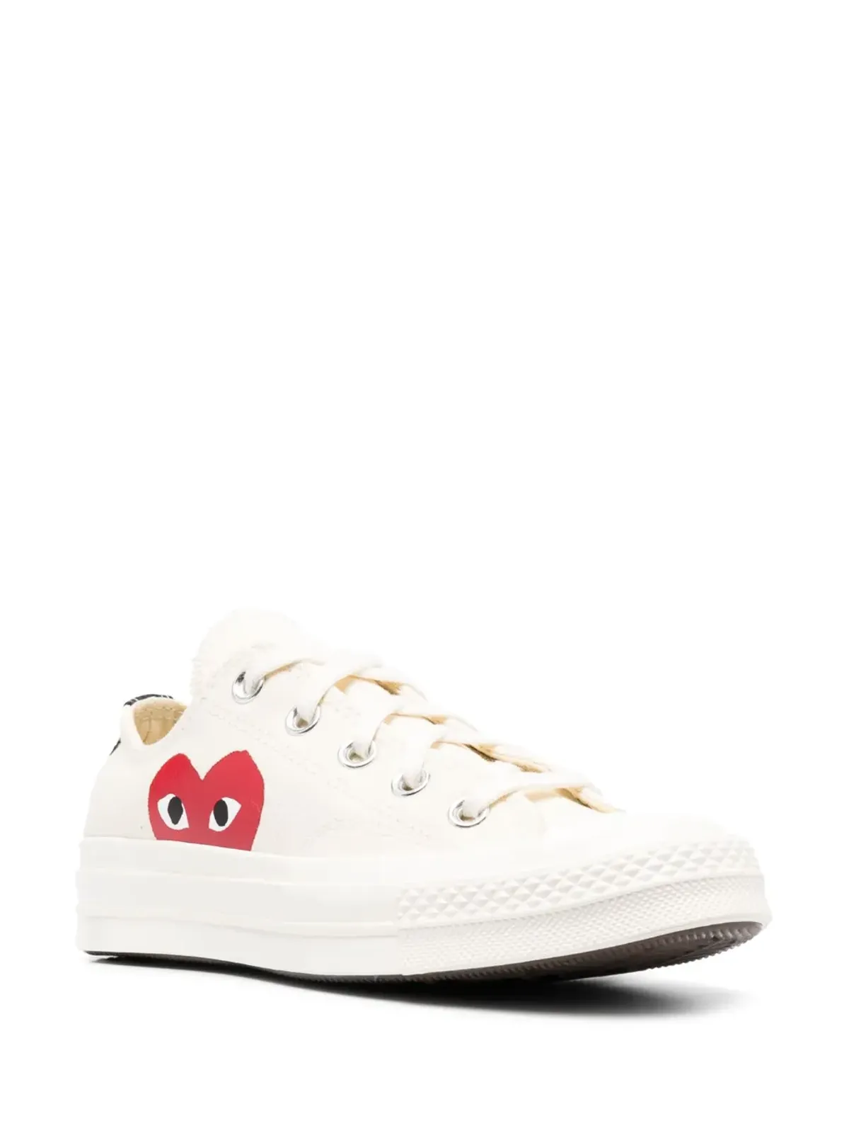 Comme Des Garçons Play x Converse ハートロゴキャンバススニーカー - 画像2