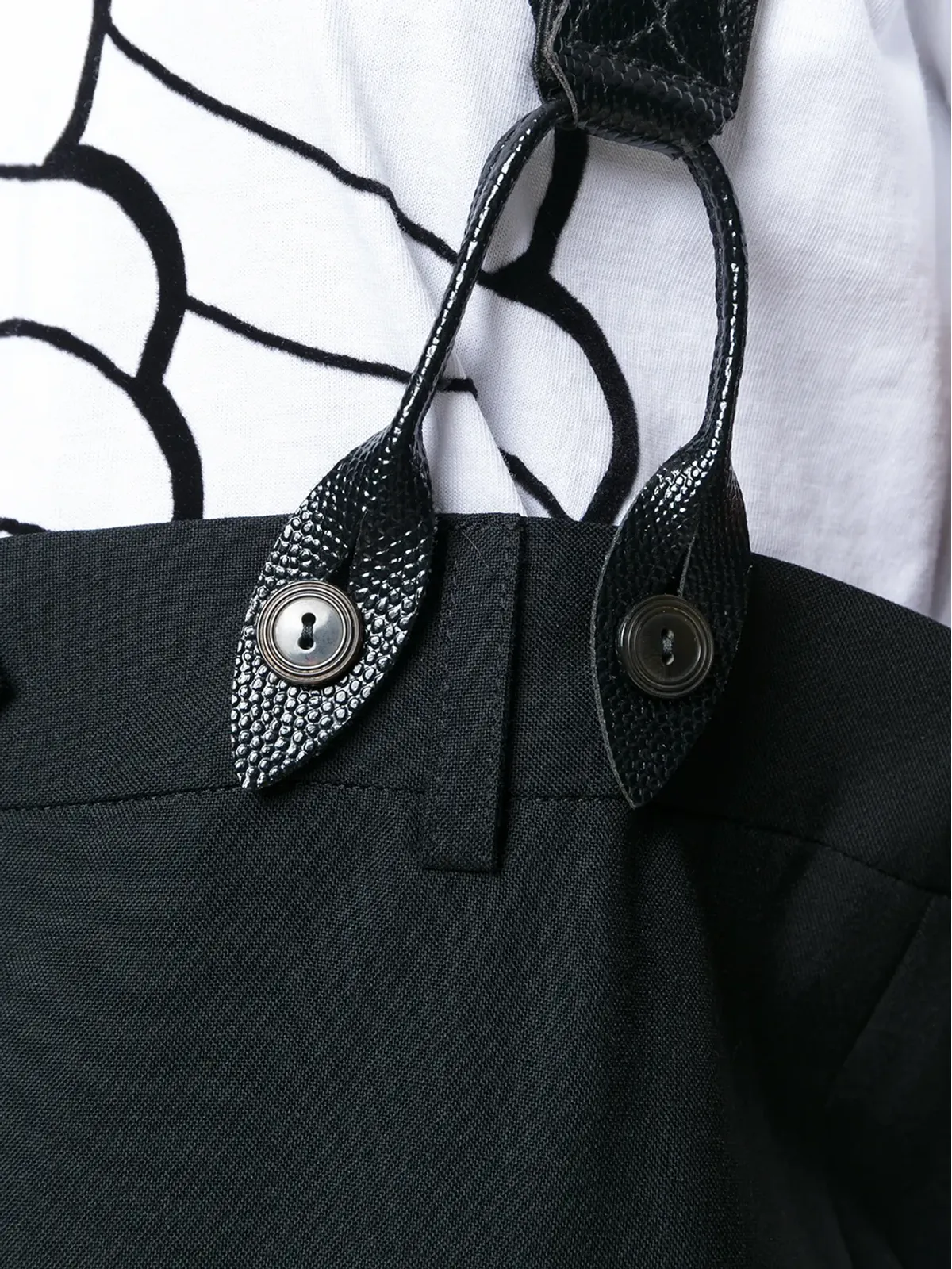 Jean Paul Gaultier Pre-Owned サスペンダー付きロングスカート - 画像5