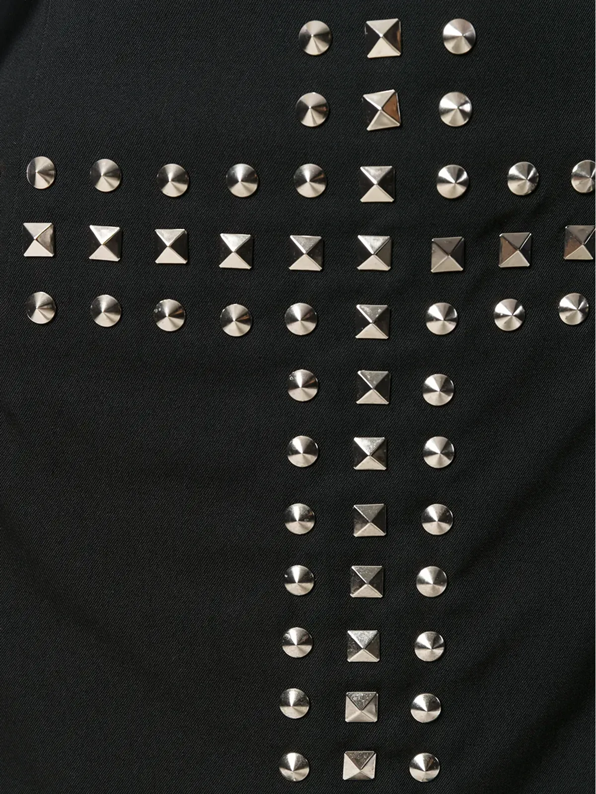 Comme Des Garçons Pre-Owned クロススタッドオーバーラッピングショーツ - 画像5