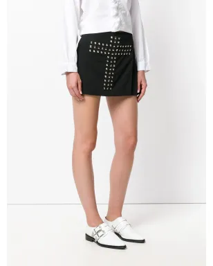 Comme Des Garçons Pre-Owned クロススタッドオーバーラッピングショーツ - サムネイル3