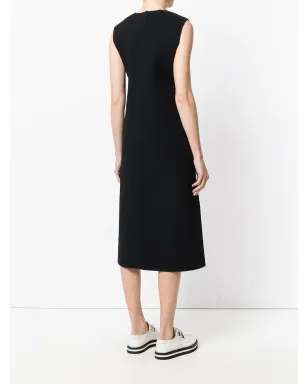 Comme Des Garçons Pre-Owned 丸首ノースリーブドレス - サムネイル4
