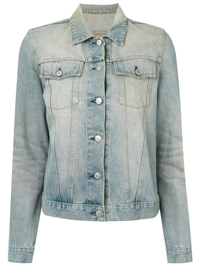 Helmut Lang Pre-Owned Helmut Lang Pre-Owned ストーンウォッシュデニムジャケットの商品画像
