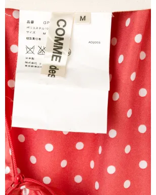 Comme Des Garçons Pre-Owned デコンストラクション風フリル付きドット柄スカート - サムネイル5
