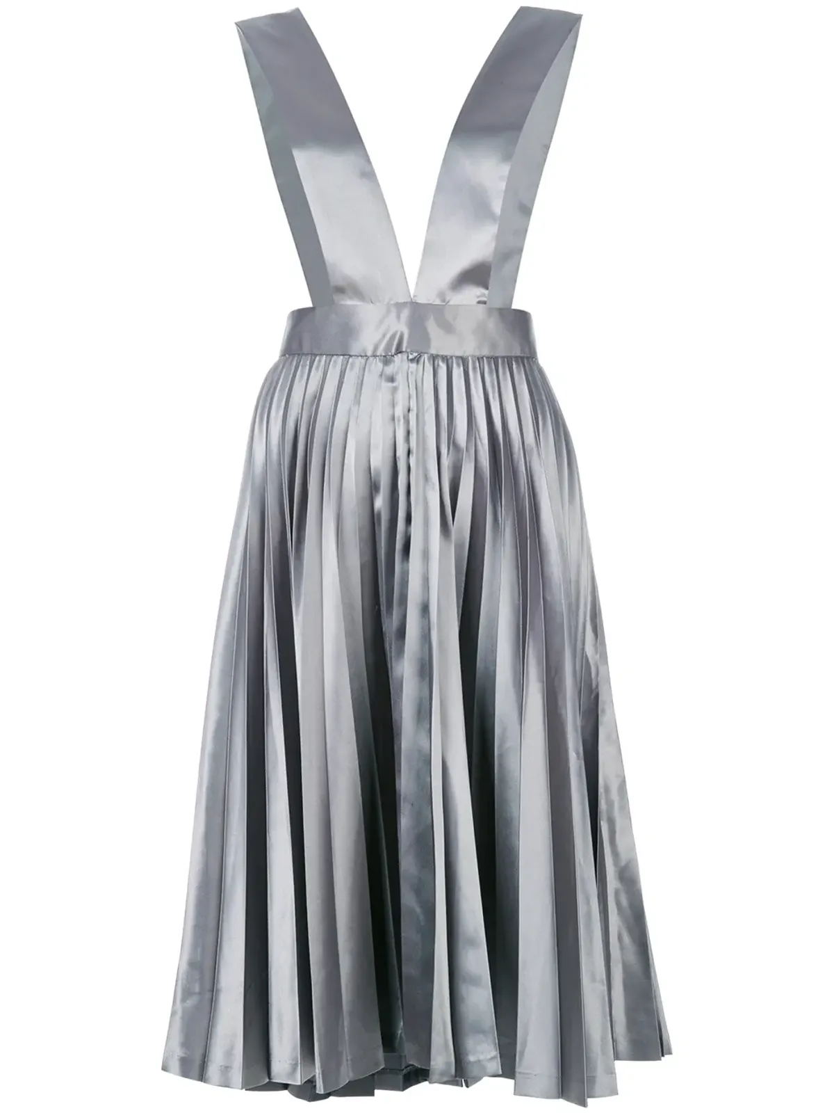 Comme Des Garçons Pre-Owned プリーツメタリックスカート - 画像1
