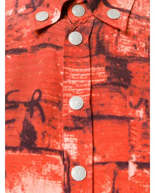 Jean Paul Gaultier Pre-Owned ブリックプリントシャツ - サムネイル5