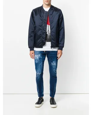 DSQUARED2 ディストレスド タイディー バイカージーンズ - サムネイル2
