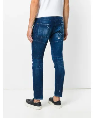 DSQUARED2 ディストレスド タイディー バイカージーンズ - サムネイル4