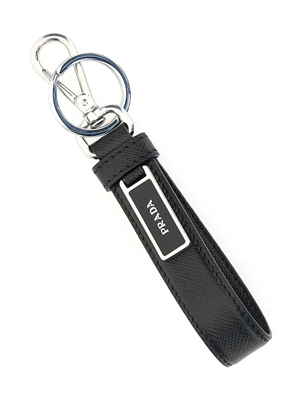 Prada ロボットモチーフ レザー キーチェーン - 画像3