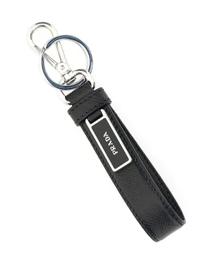 Prada ロボットモチーフ レザー キーチェーン - サムネイル3