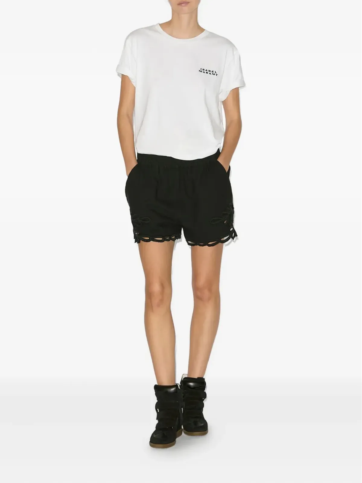 ISABEL MARANT Bekett ハイトップスニーカー - Black - 画像4