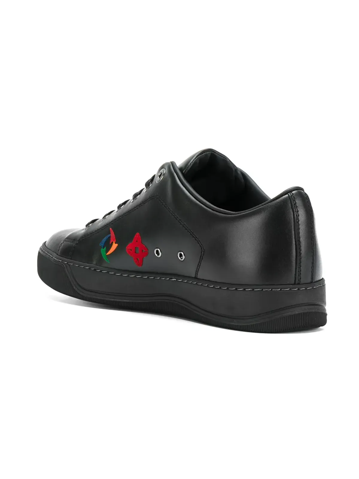 Lanvin ロートップスニーカー（スローガン付き） - 画像3