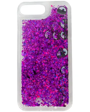Chiara Ferragni Liquid Glitter & Eyes iPhone 7 Plus Case - Neutrals - サムネイル1
