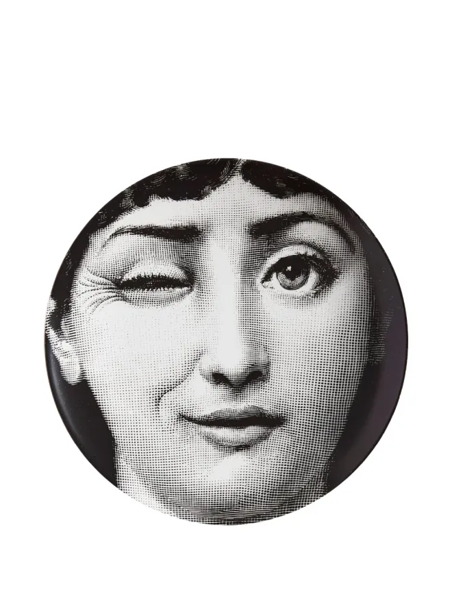 Fornasetti Fornasetti テーマ・エ・ヴァリアツィオーニ N.130 プレート ブラックの商品画像