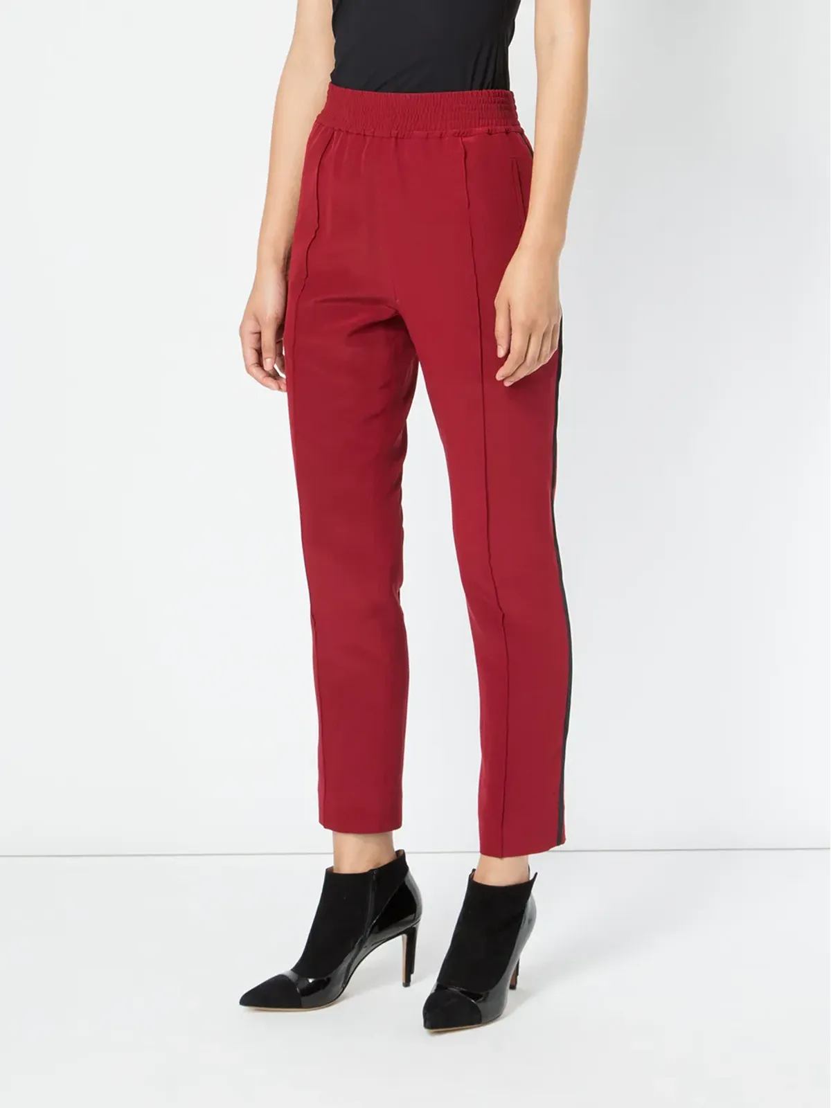 Haider Ackermann エラスティックウェスト クロップドパンツ - 画像3