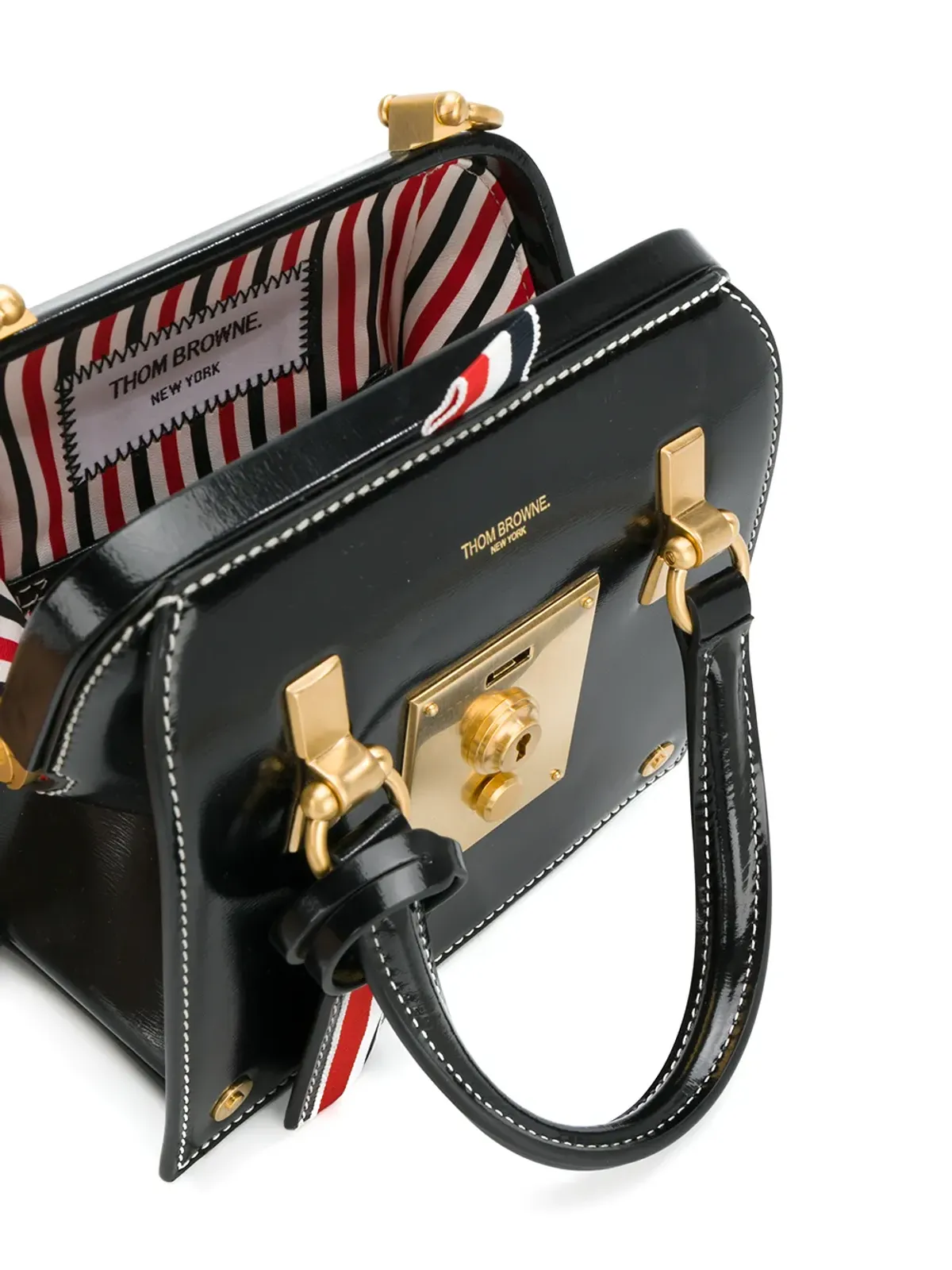 Thom Browne チェーンストラップ Mrs. Thom Tiny バッグ - ブラック - 画像5