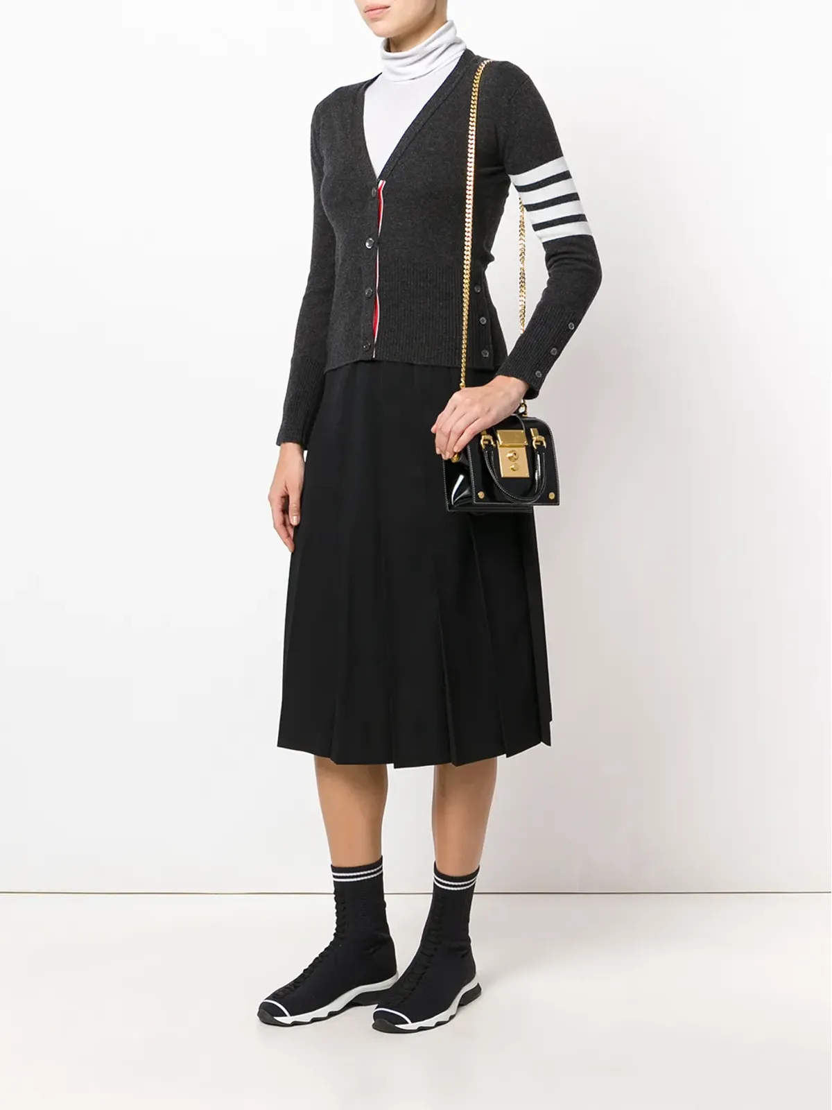 Thom Browne チェーンストラップ Mrs. Thom Tiny バッグ - ブラック - 画像2