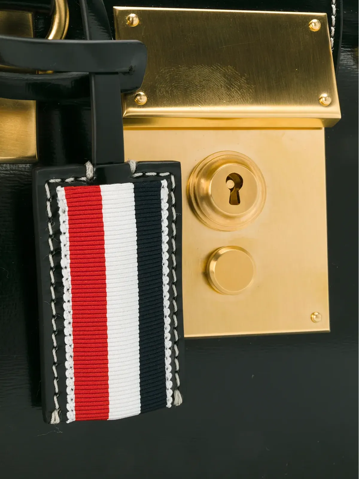 Thom Browne チェーンストラップ Mrs. Thom Tiny バッグ - ブラック - 画像4