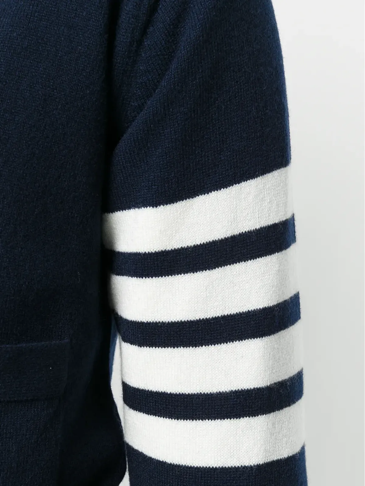 Thom Browne 4バー ショート カシミア カーディガン - 画像5