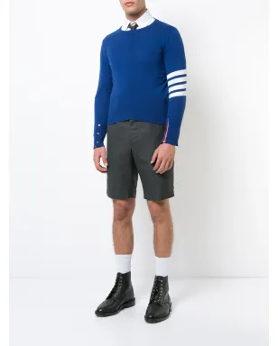Thom Browne 4バーショートカシミヤプルオーバー ブルー - サムネイル2