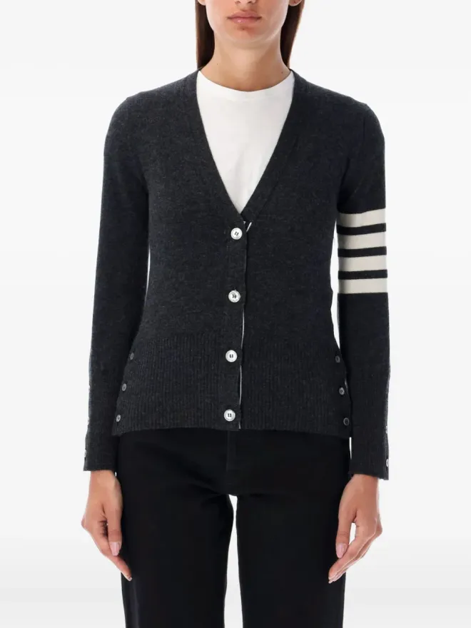 Thom Browne Thom Browne 4-Bar V-neck カシミア カーディガンの商品画像