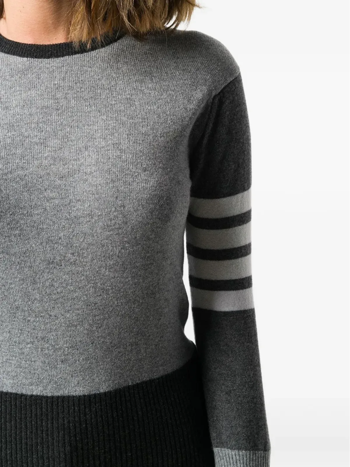 Thom Browne リブ編みカシミヤセーター - 画像5