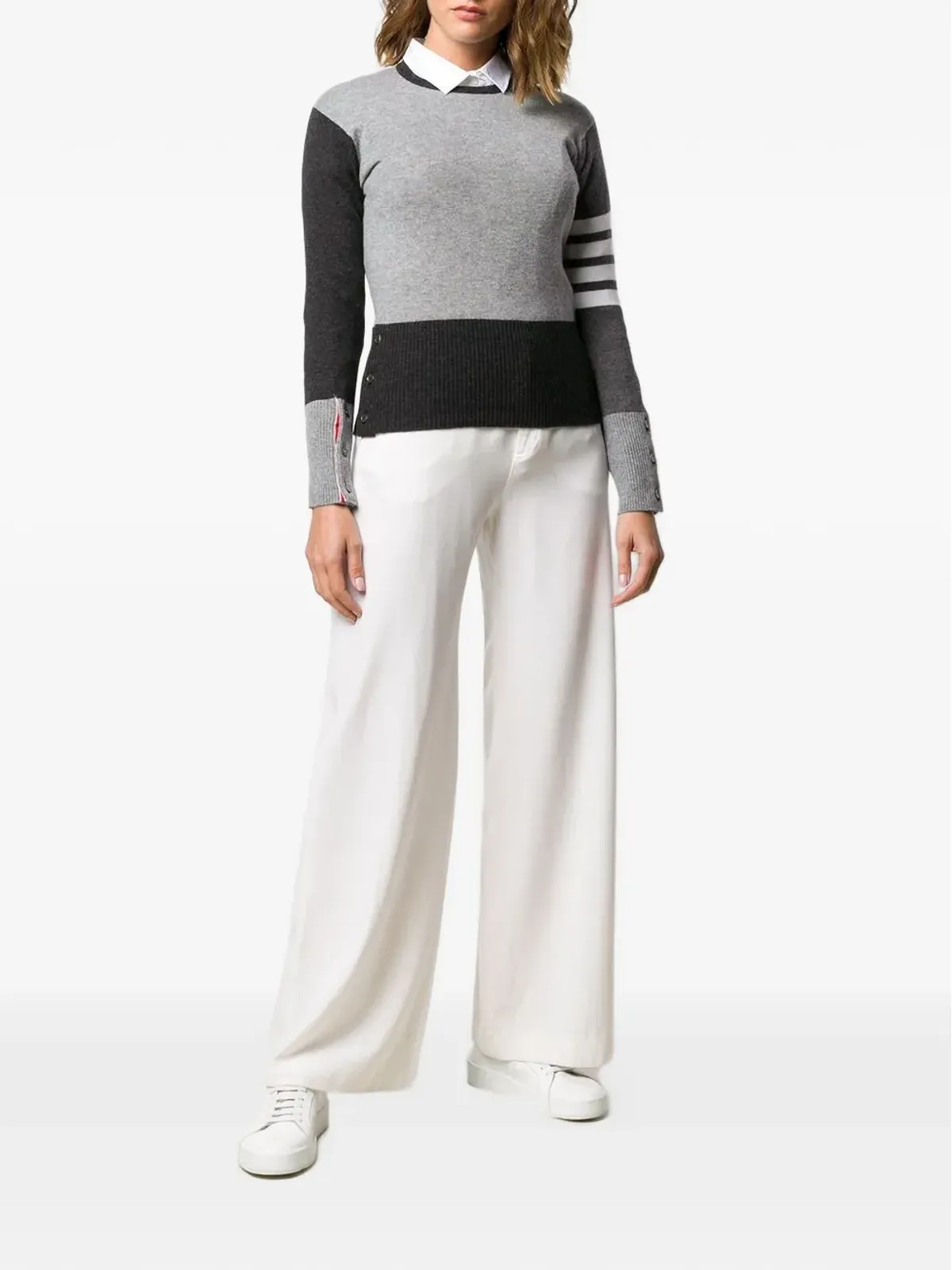 Thom Browne リブ編みカシミヤセーター - 画像2