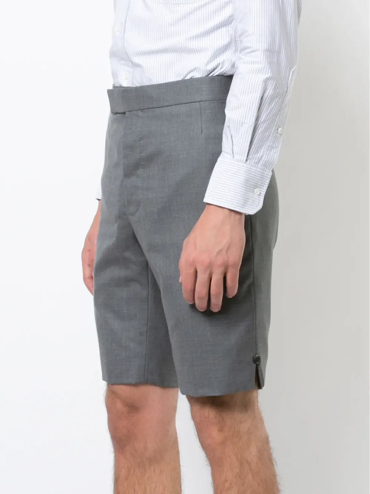 Thom Browne Super 120's Twill テーラードショーツ - グレー - 画像3