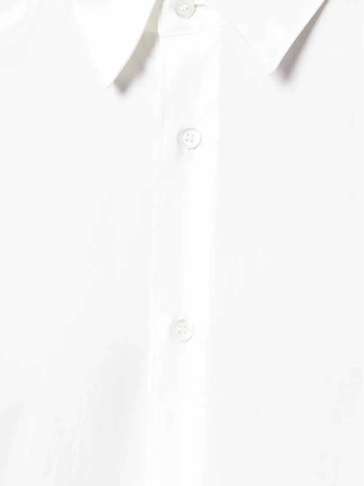 ASPESI 襟付きコットンシャツ - White - 画像5