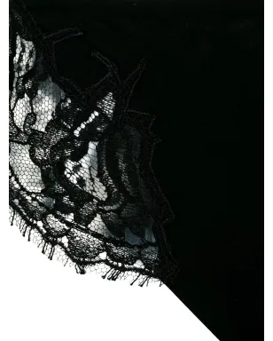 La Perla Lace Story Shorty briefs - Black - サムネイル2