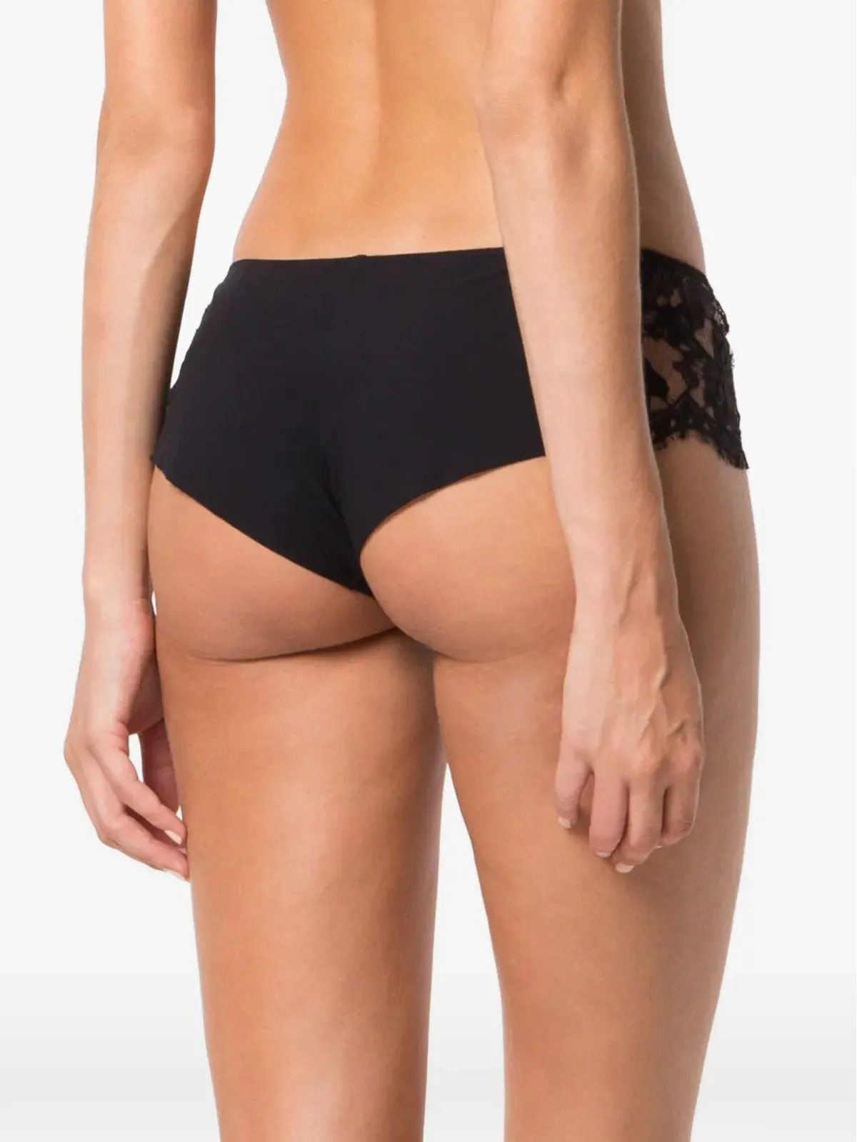 La Perla Lace Story Shorty briefs - Black - 画像3