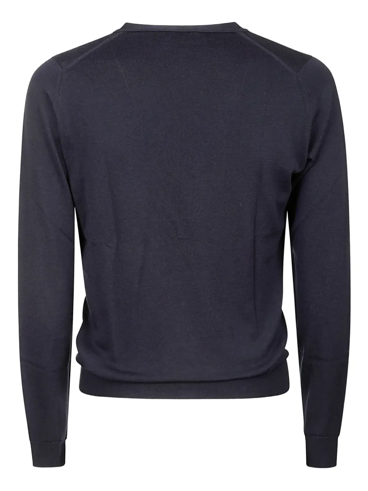 John Smedley Vネックカーディガン ブルー - 画像2