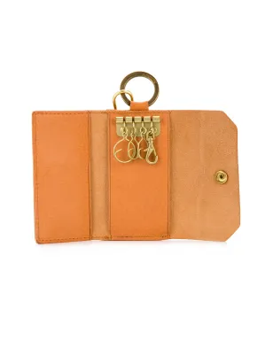 As2ov grained-effect key case - Brown - サムネイル3