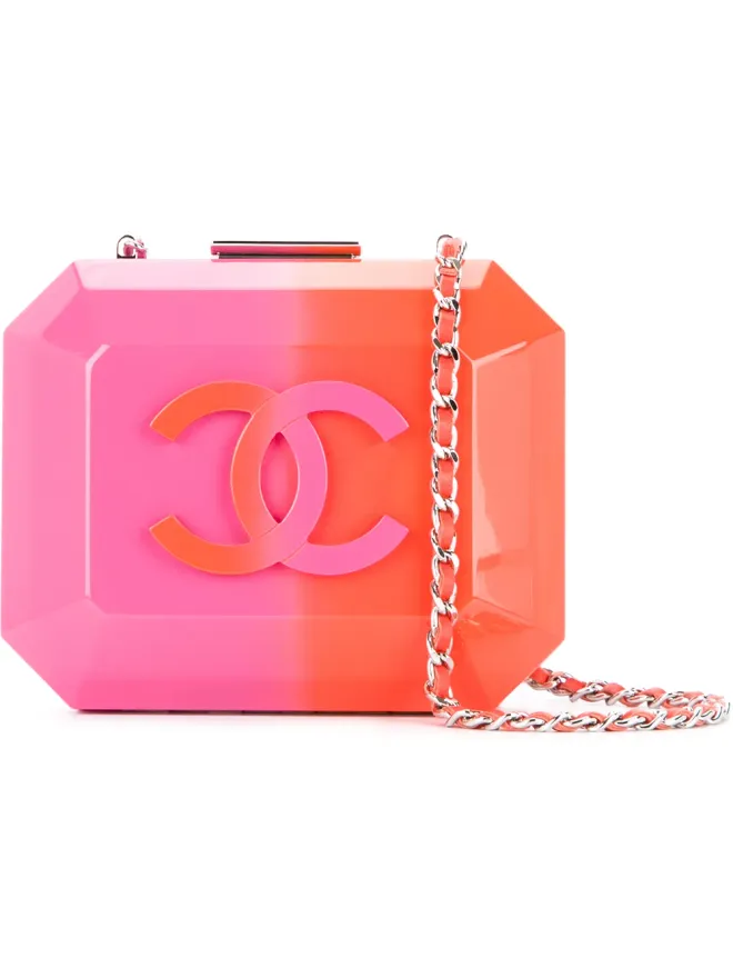 CHANEL Pre-Owned CHANEL ビンテージ ハードチェーンショルダーバッグ - ピンクの商品画像
