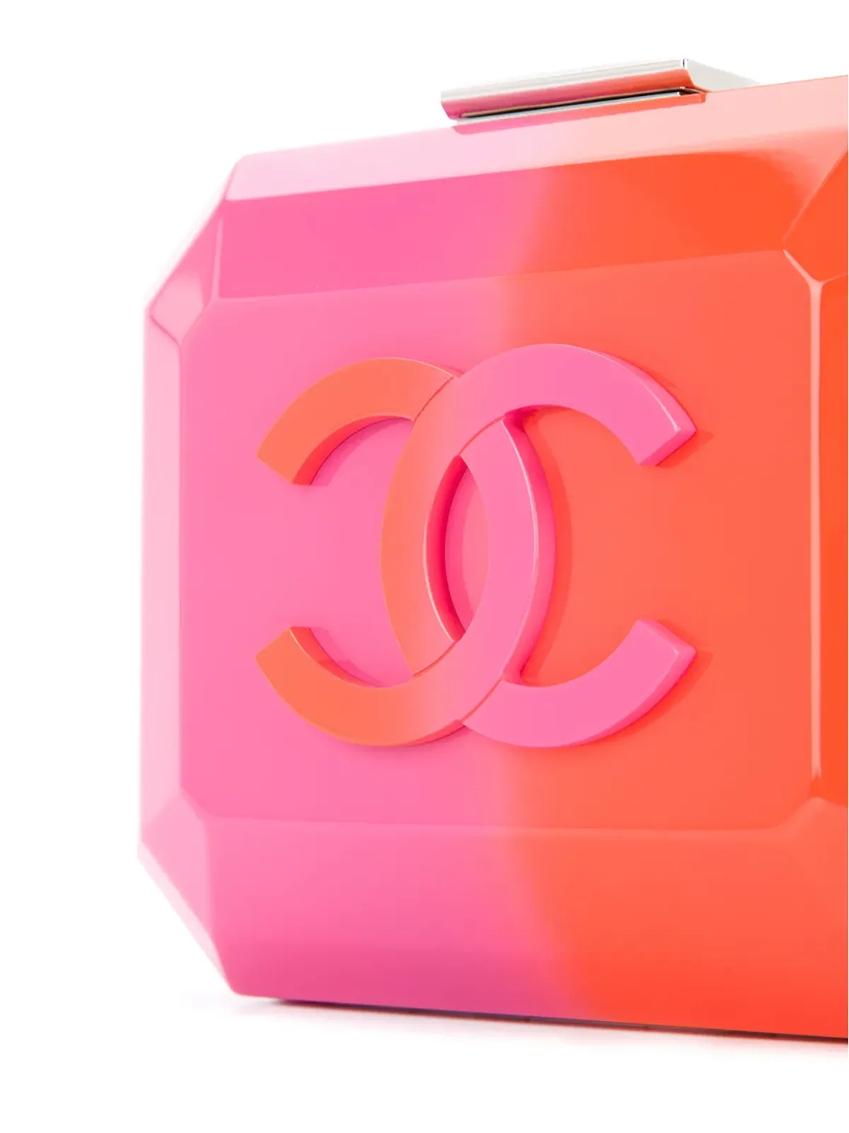 CHANEL ビンテージ ハードチェーンショルダーバッグ - ピンク - 画像4