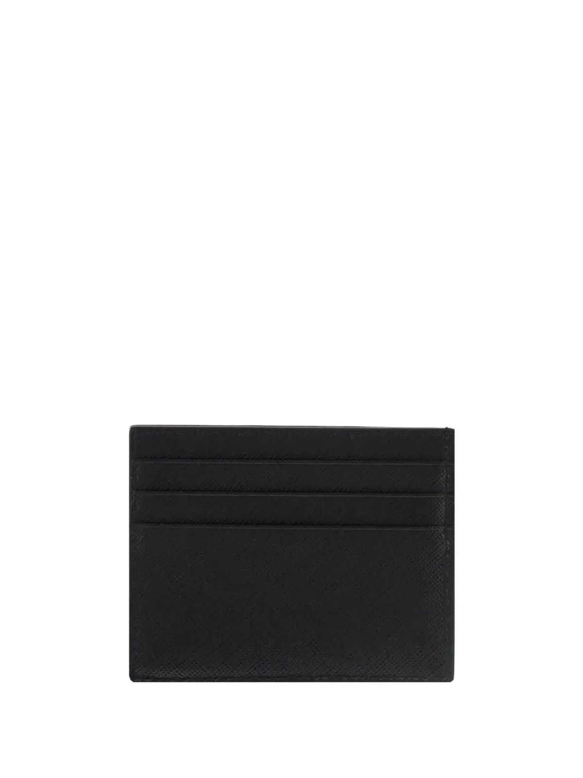 Prada サフィアノレザー カードホルダー ブラック - 画像2