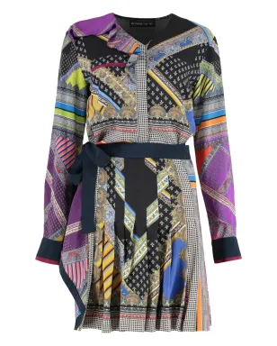 ETRO プリント柄プリーツドレス - サムネイル1