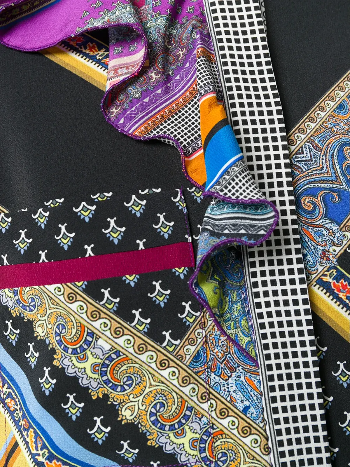 ETRO プリント柄プリーツドレス - 画像5