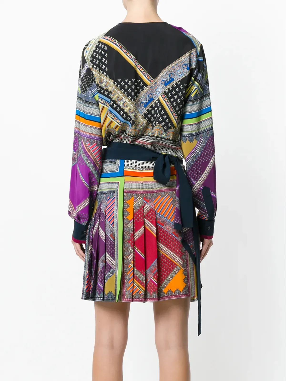 ETRO プリント柄プリーツドレス - 画像4