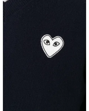 Comme Des Garçons Play Vネック ジャンパー - サムネイル5