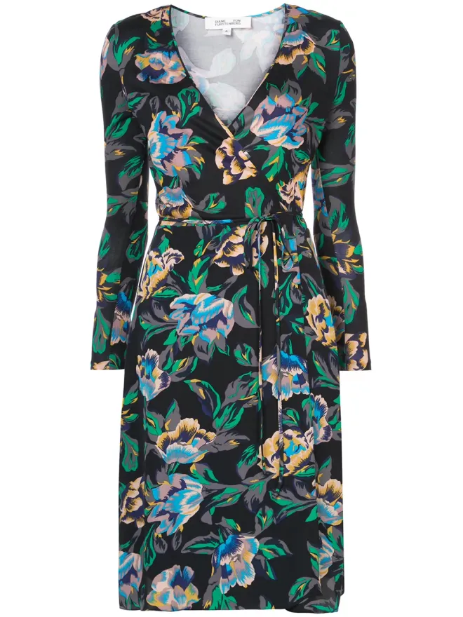 DVF Diane von Furstenberg DVF Diane von Furstenberg 花柄ラップドレスの商品画像