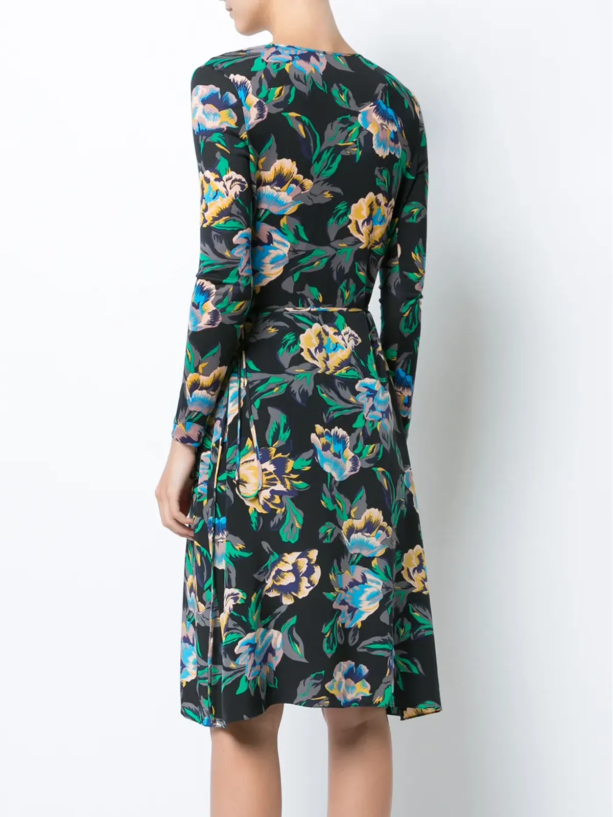DVF Diane von Furstenberg 花柄ラップドレス - 画像4