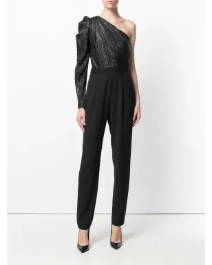 Michael Michael Kors アシンメトリック ジャンプスーツ ブラック - サムネイル2