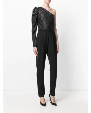 Michael Michael Kors アシンメトリック ジャンプスーツ ブラック - サムネイル3