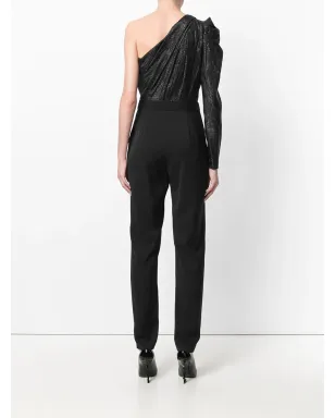 Michael Michael Kors アシンメトリック ジャンプスーツ ブラック - サムネイル4