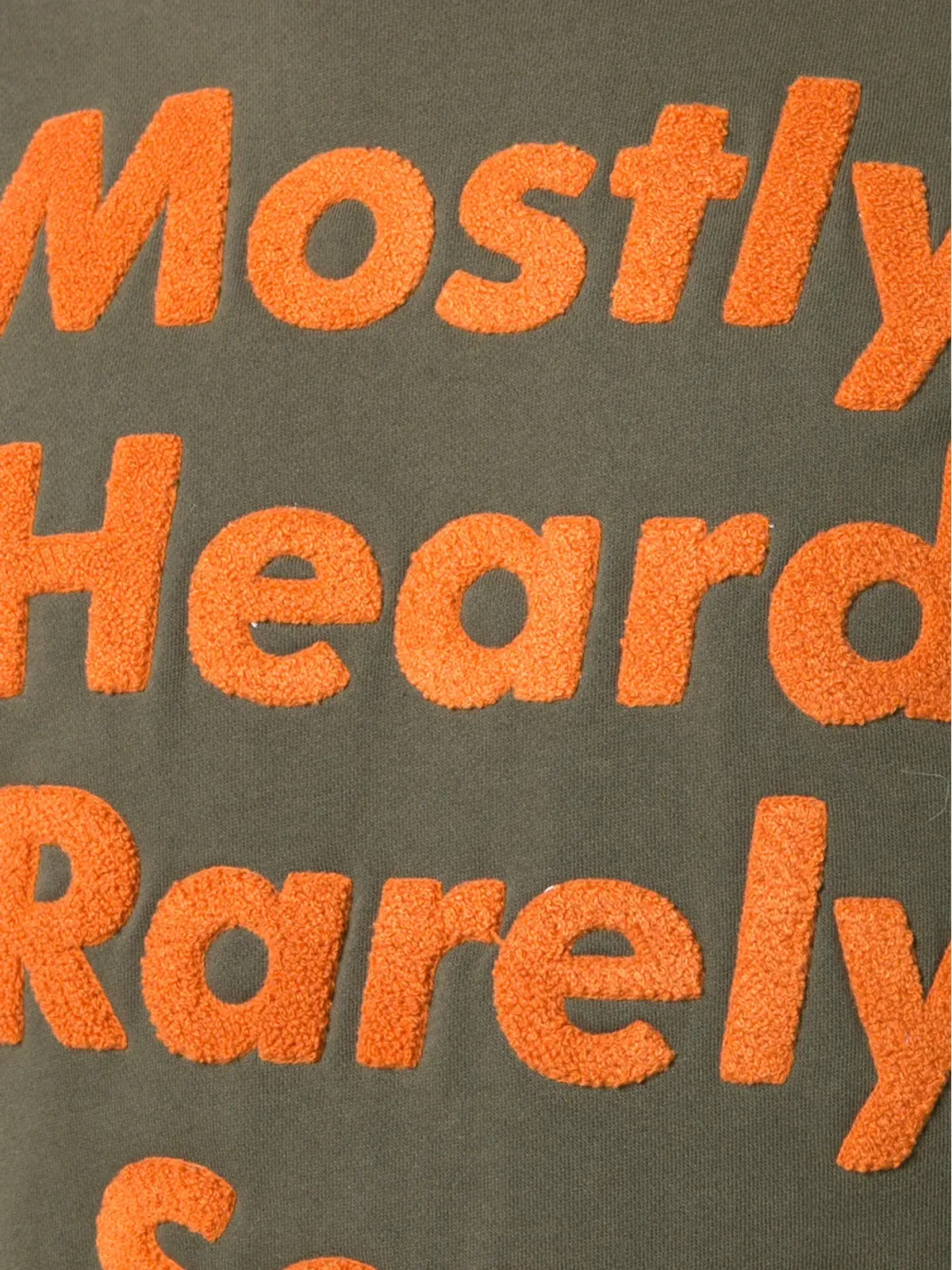 Mostly Heard Rarely Seen ロゴパッチスウェットシャツ - 画像5