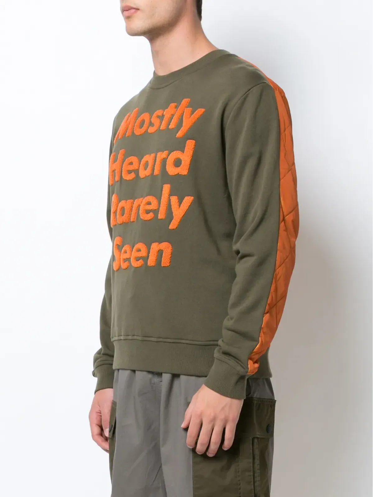 Mostly Heard Rarely Seen ロゴパッチスウェットシャツ - 画像3