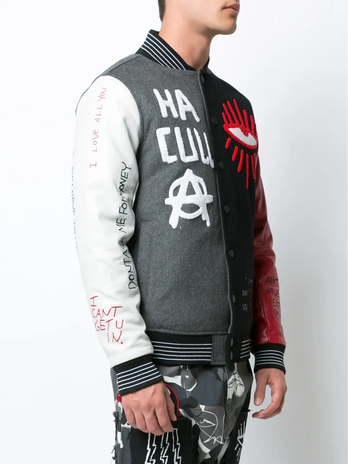 Haculla Skribble varsity jacket - 画像3